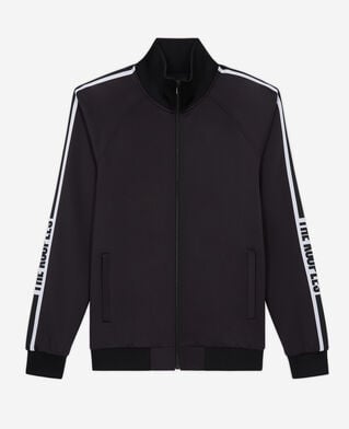 The Kooples HOMME BLACK blouson à logo noir
