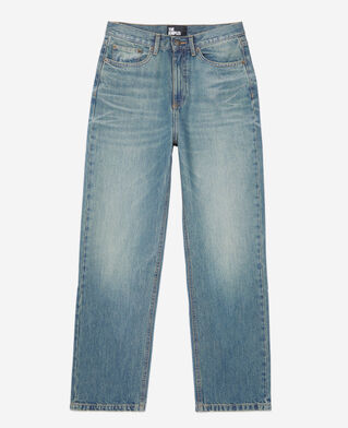 The Kooples FEMME USED RAPIECE jean boyfriend bleu