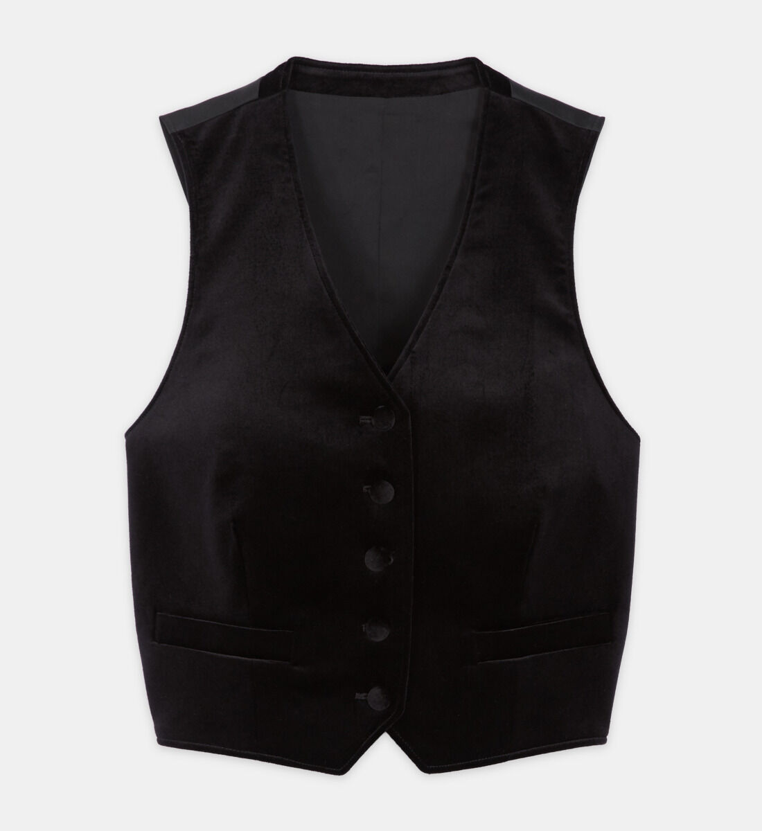 Black velvet suit jacket The Kooples US