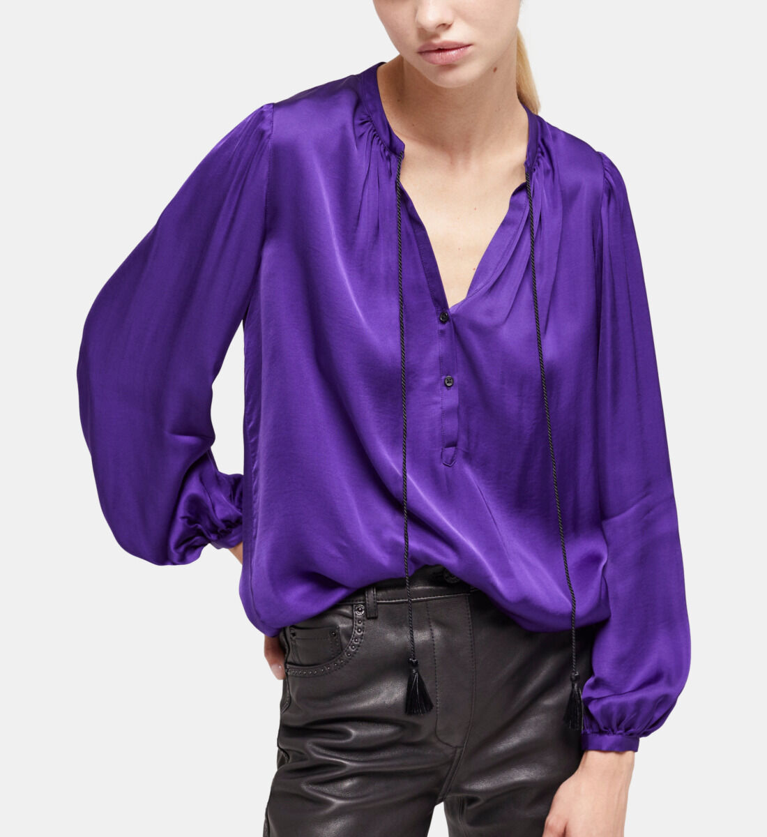 Chemise zara manches bouffantes best sale