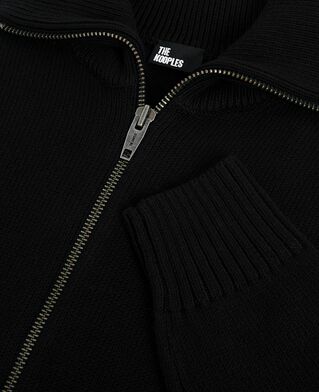 The Kooples H BLACK black zip-up cardigan