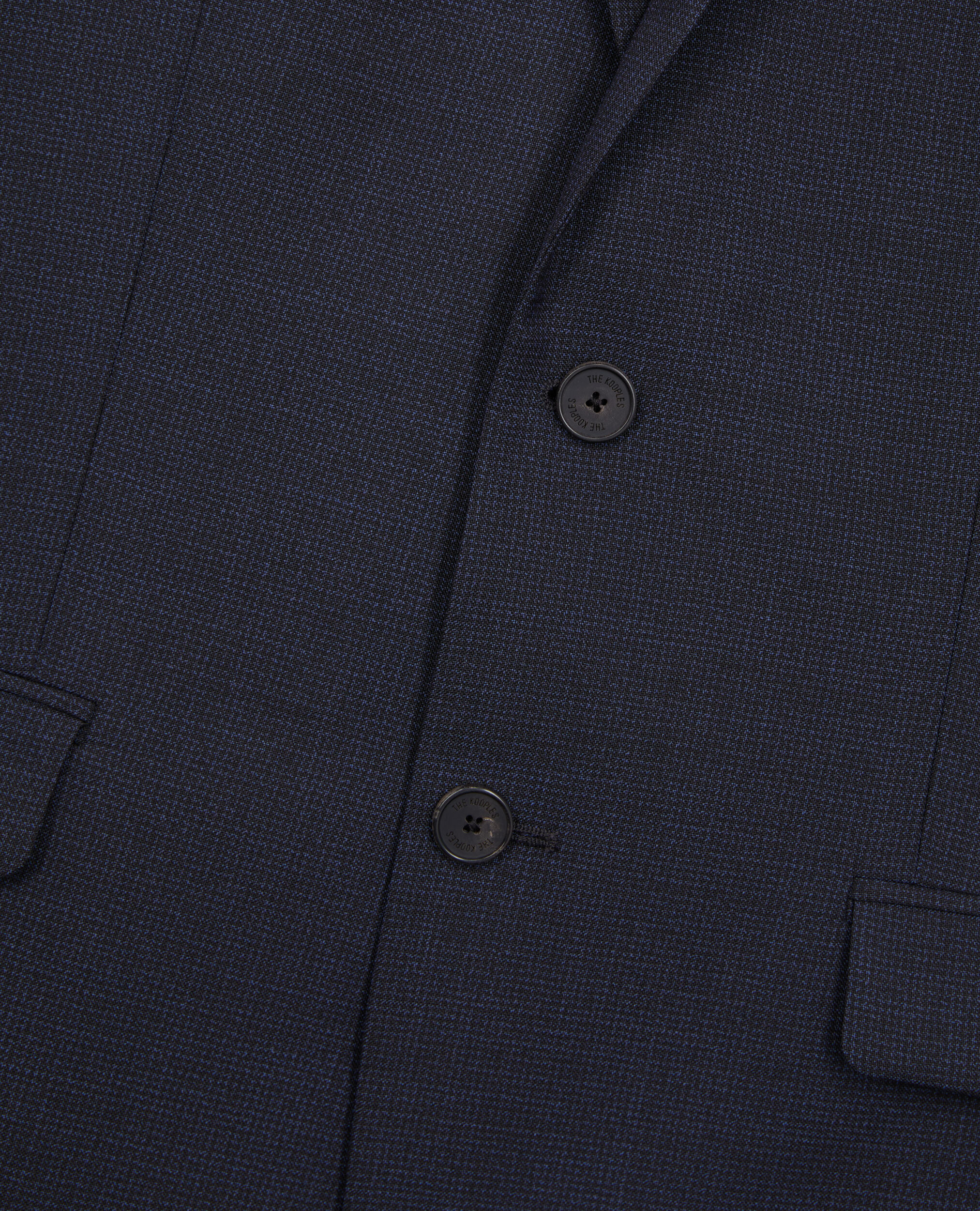 Chaqueta traje azul marino lana micromotivos, NAVY / BLACK, hi-res image number null