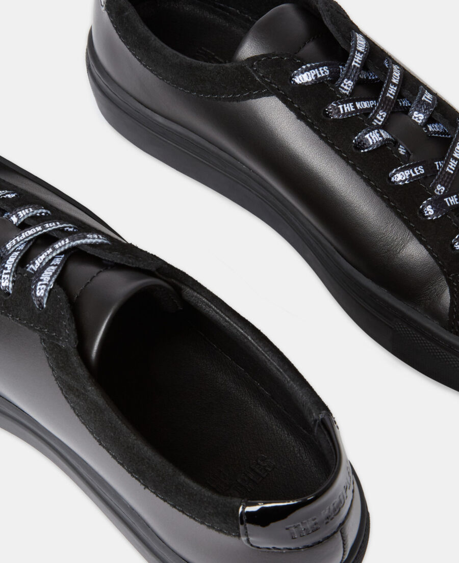 zapatillas piel negras