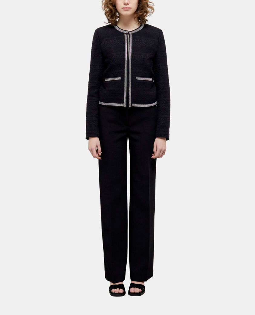 The Kooples FEMME BLACK veste courte noire