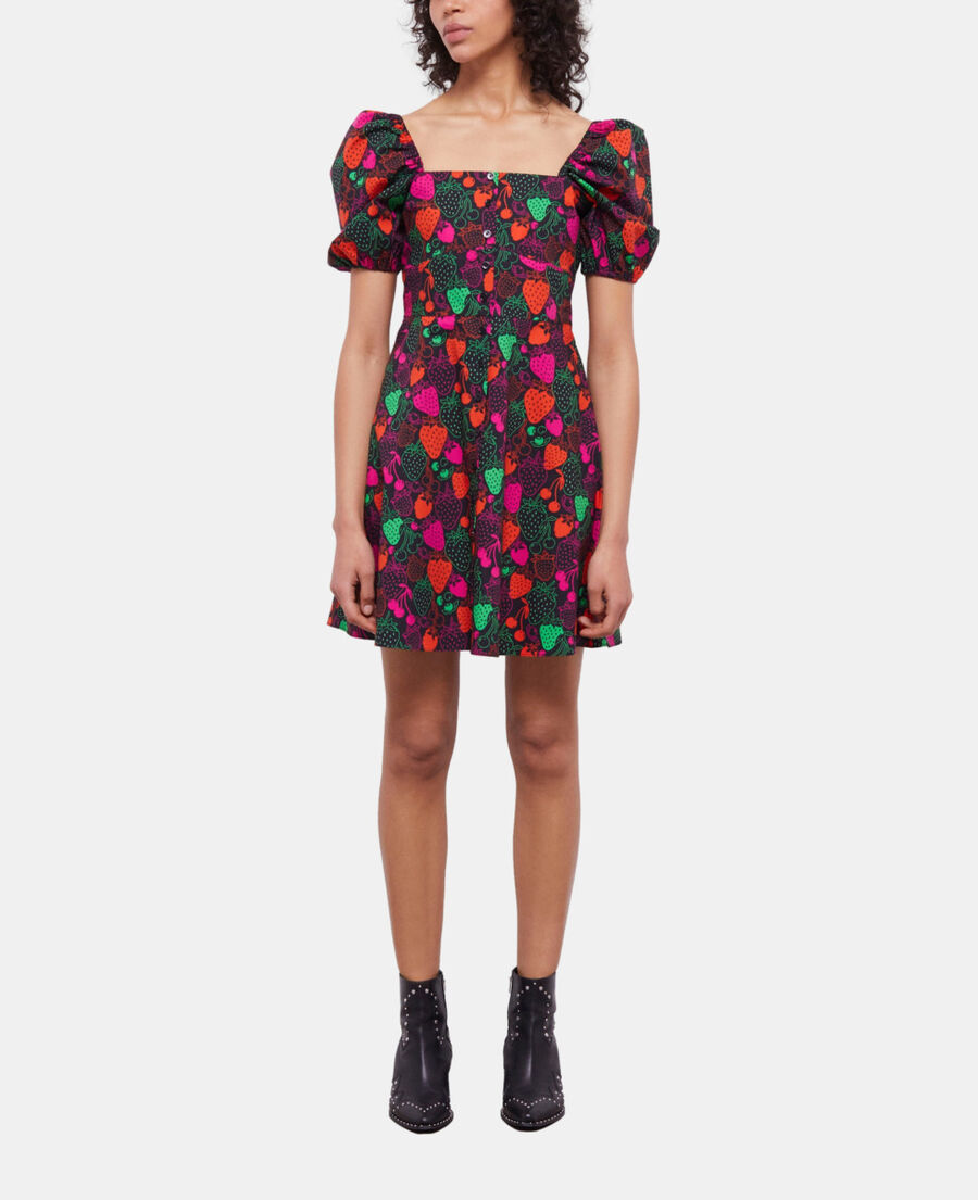 The Kooples FEMME MULTICOLOR robe courte imprimée