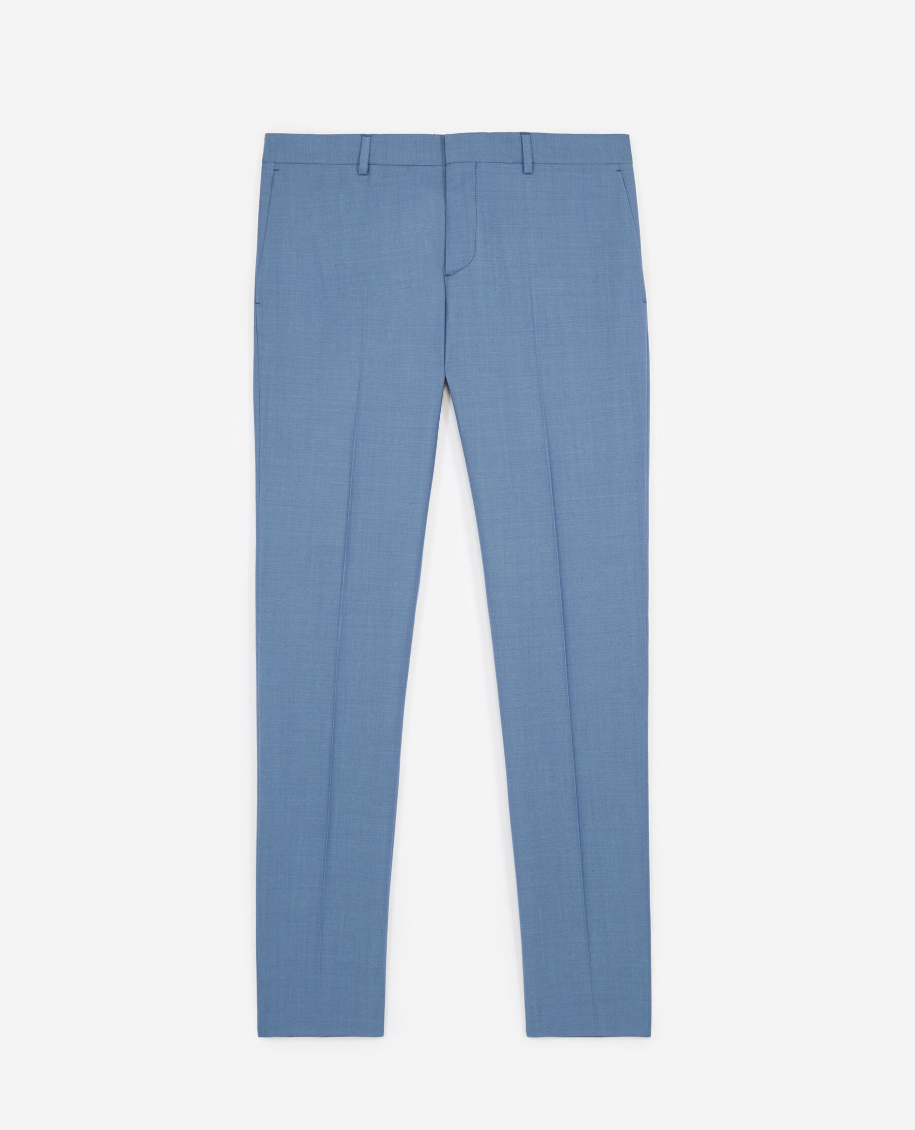 Light blue wool suit pants