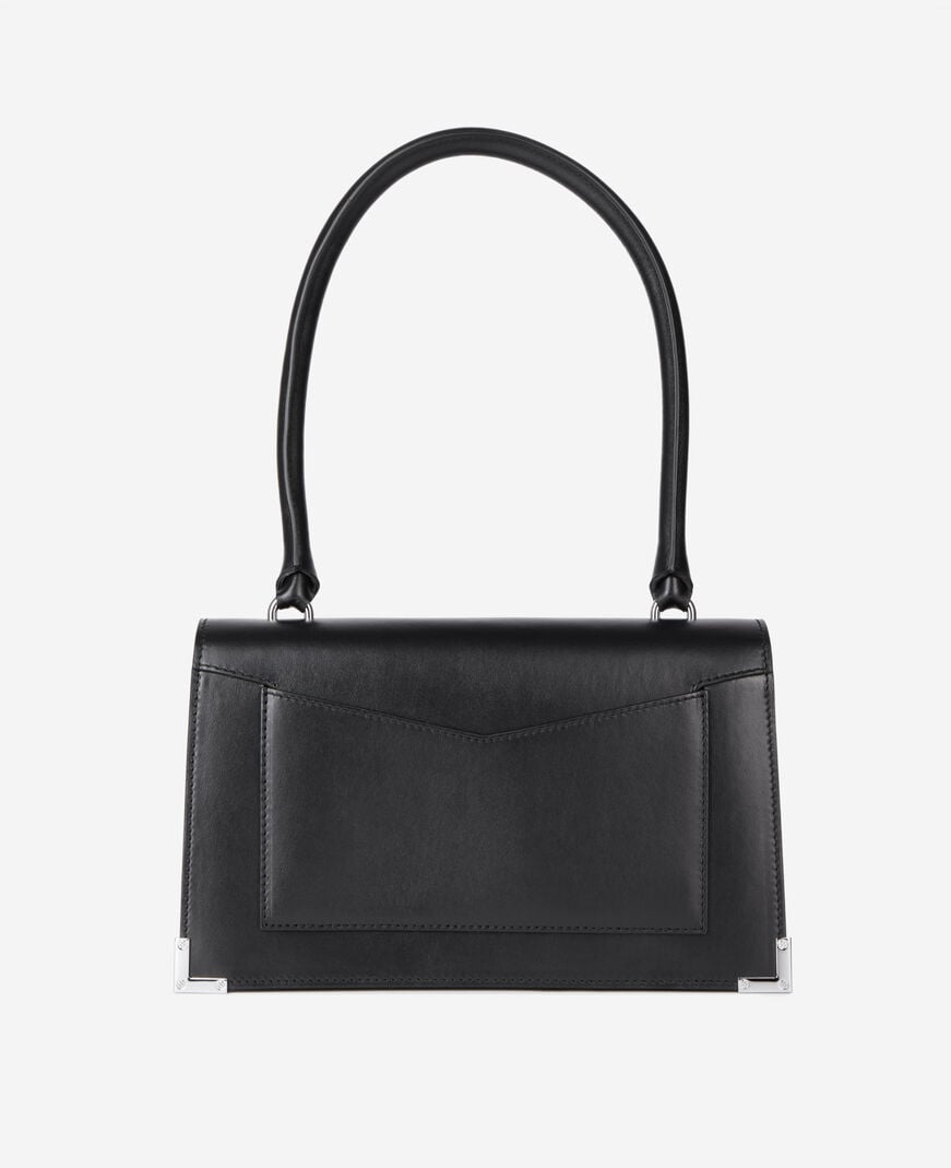 The Kooples DAMEN BLACK emily schultertasche aus schwarzem leder