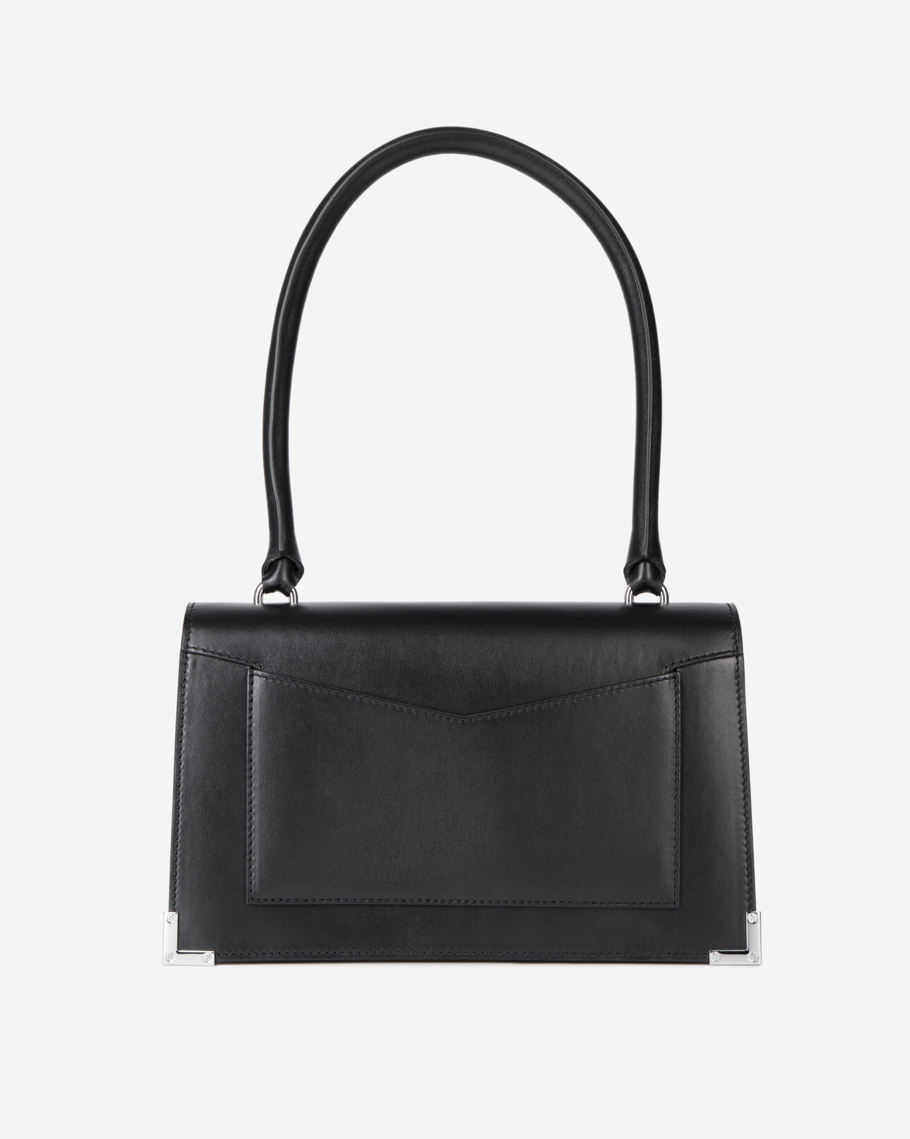 The Kooples FEMME BLACK sac emily porté épaule en cuir noir