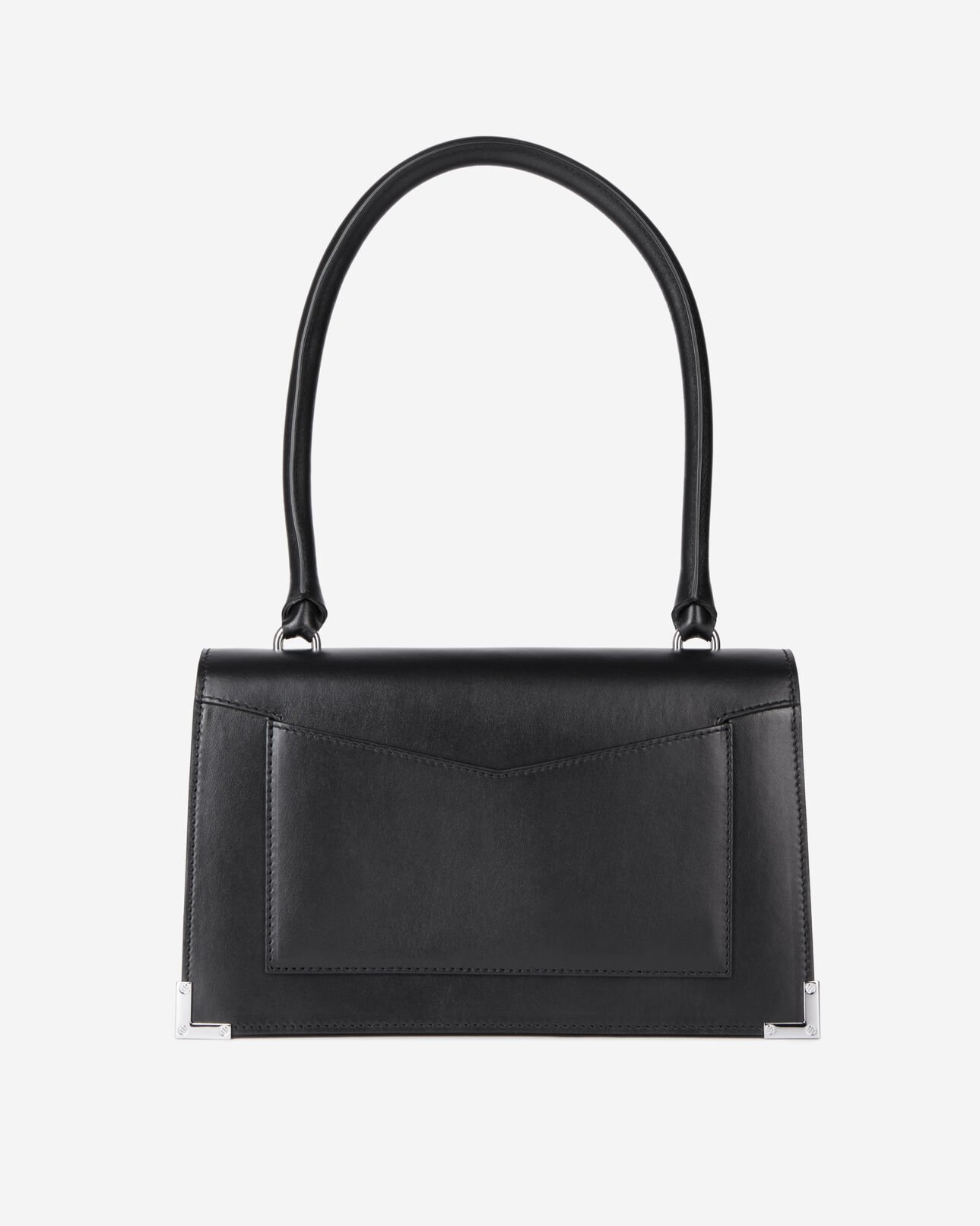 The Kooples DAMEN BLACK emily schultertasche aus schwarzem leder