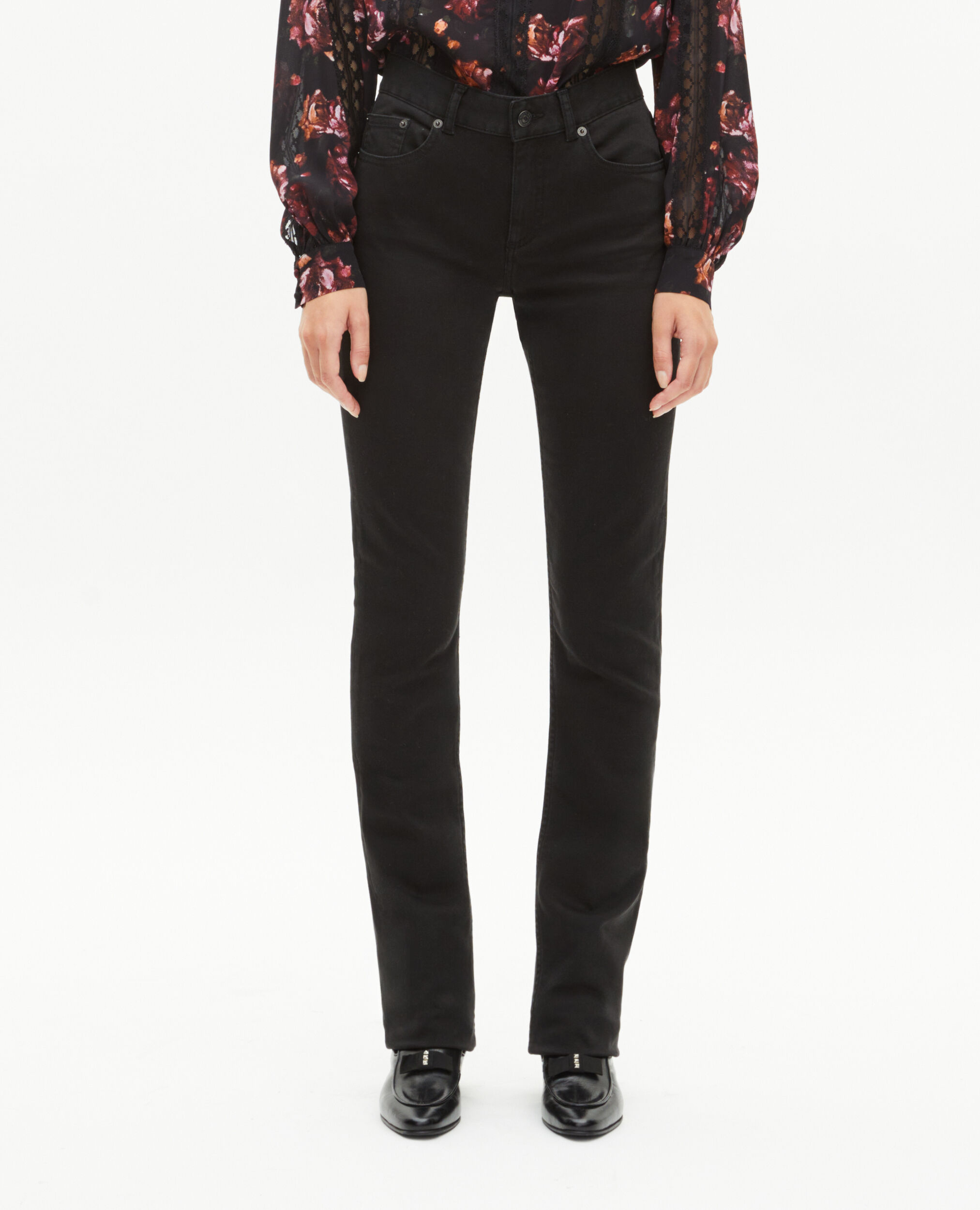 Jean slim long noir, BLACK, hi-res image number null