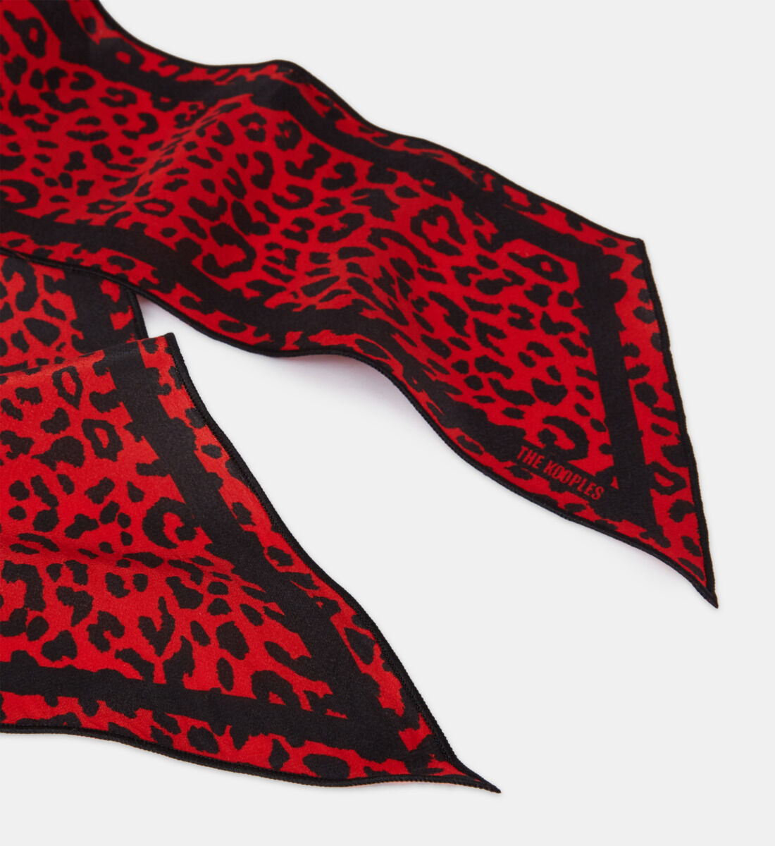 Leopard print and red scarf 2025