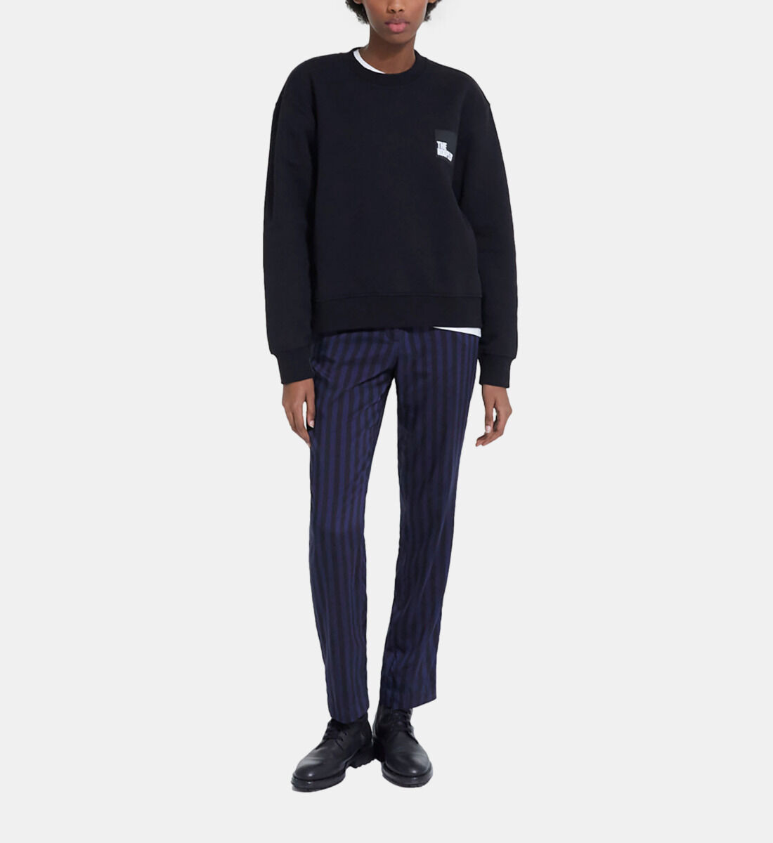 Striped straight pants 2025