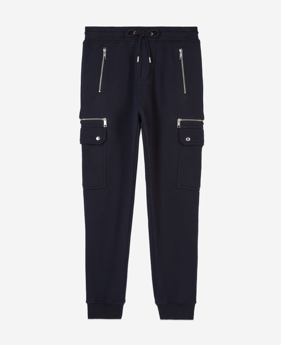 The Kooples HOMME NAVY jogging cargo bleu marine