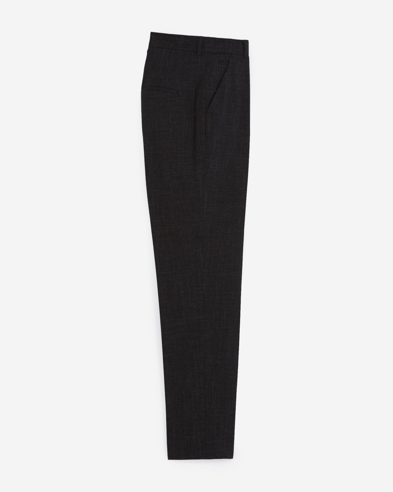 Formal gray pants with creases, GREY, hi-res image number null