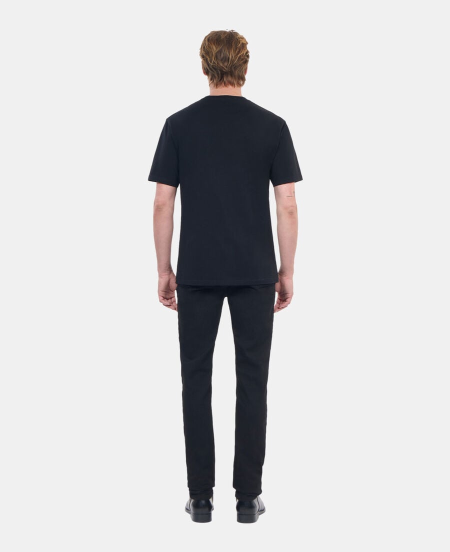 The Kooples HOMME BLACK t-shirt blason noir