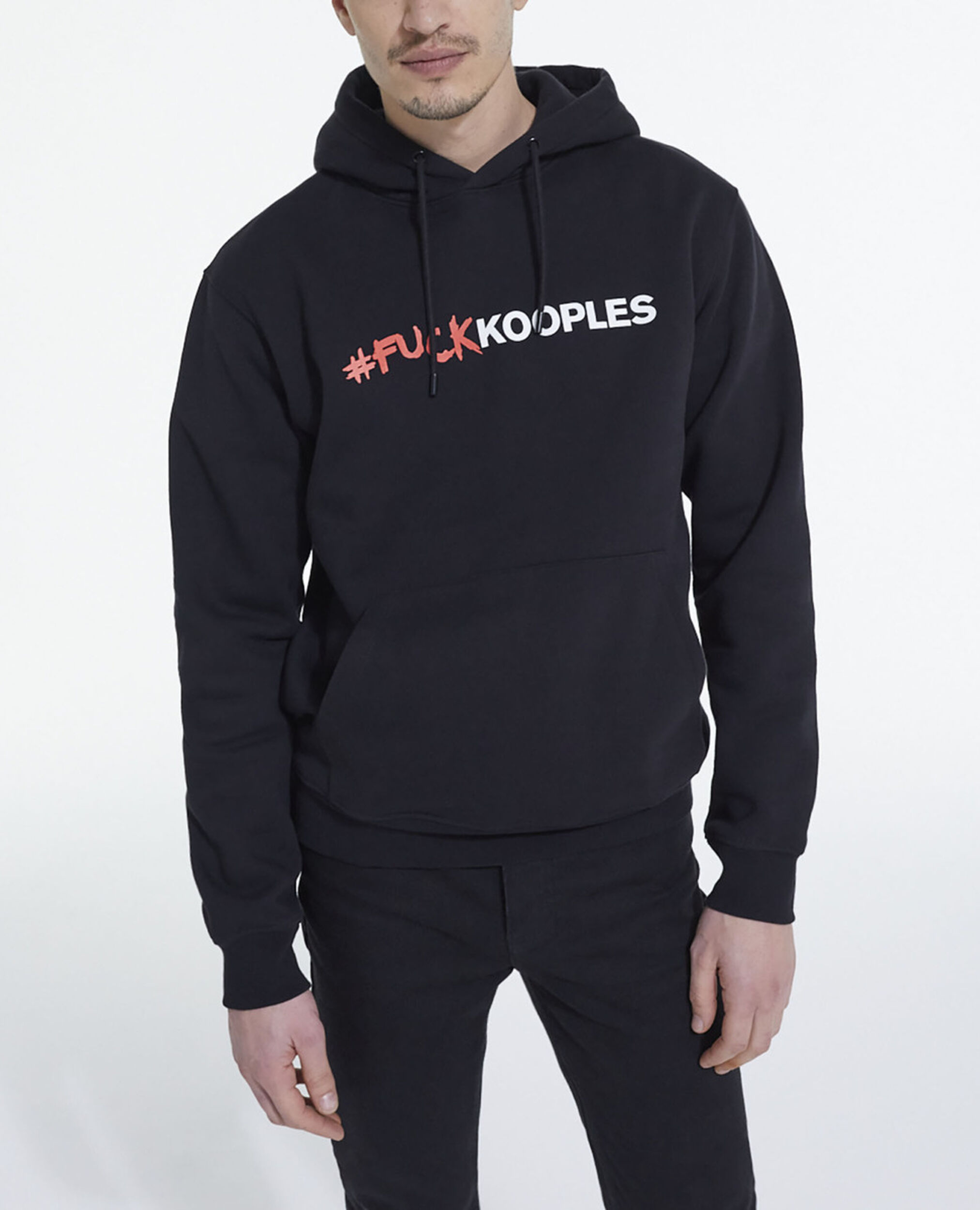 Sweatshirt logo noir, BLACK, hi-res image number null