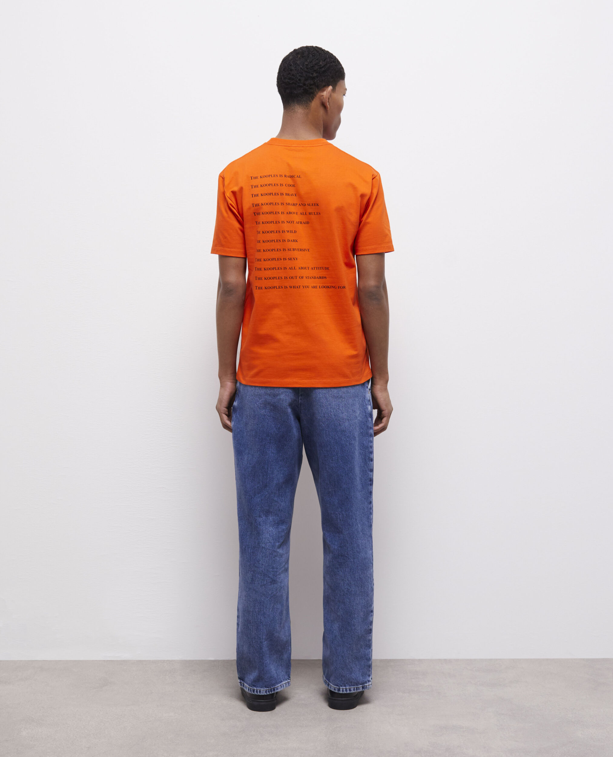 Men's orange what is t-shirt, PUMPKIN, hi-res image number null
