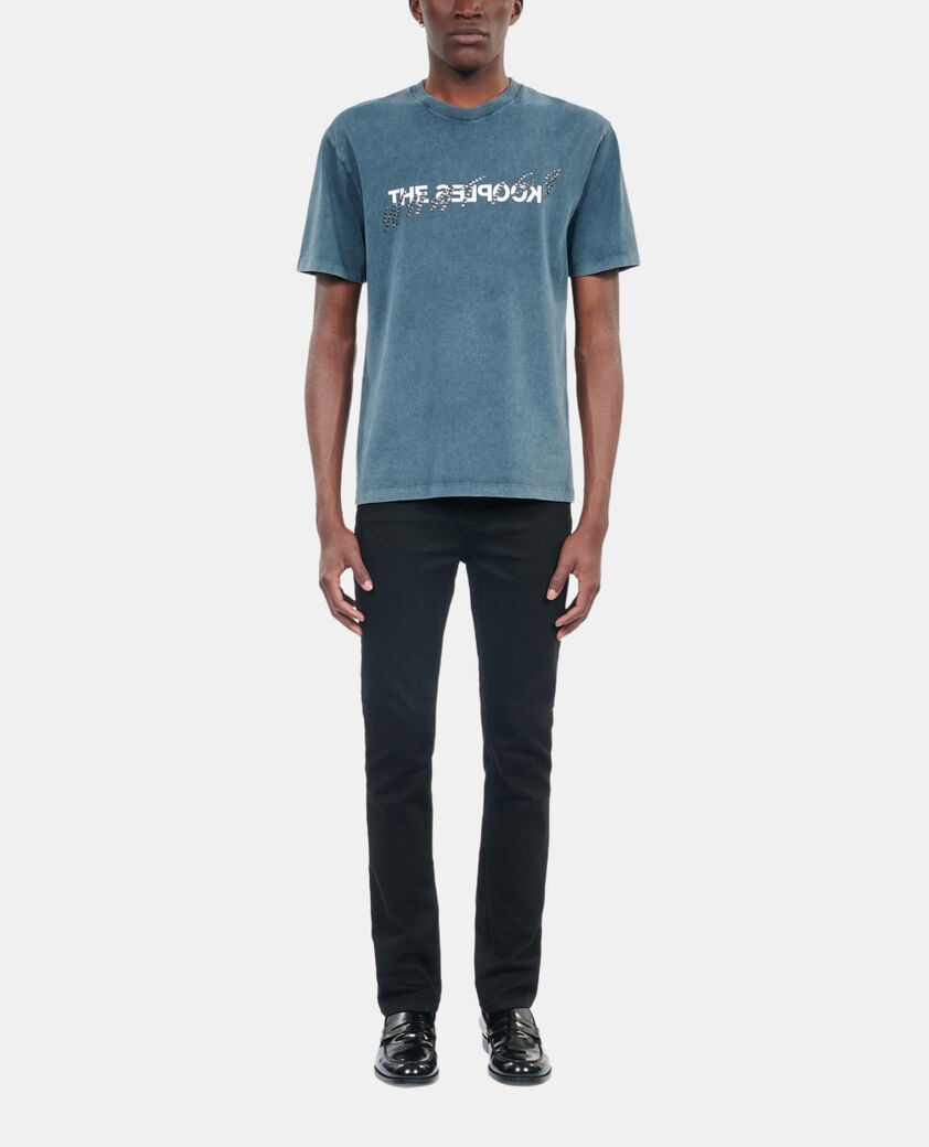 The Kooples HOMME DARK BLUE t-shirt what is avec clous bleu