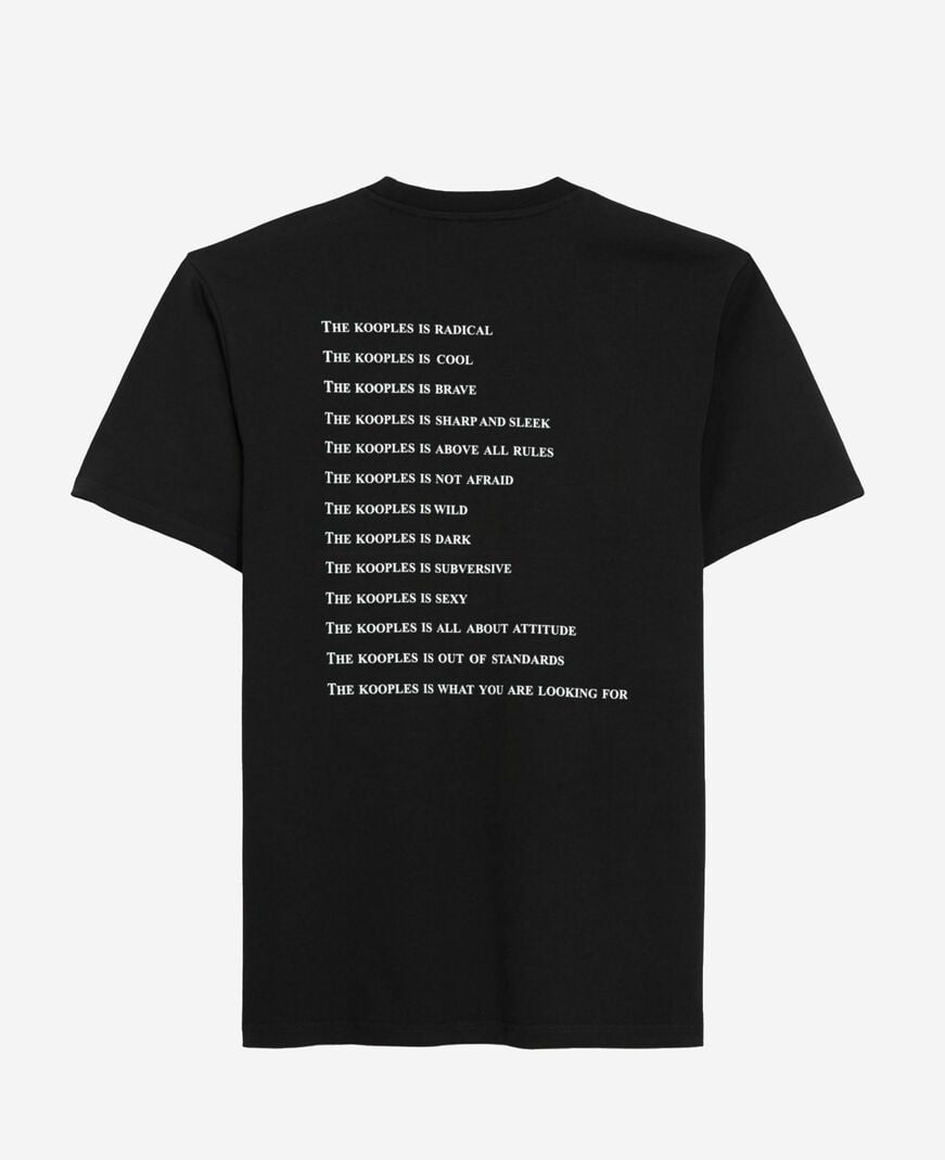 The Kooples FEMME BLACK t-shirt what is noir