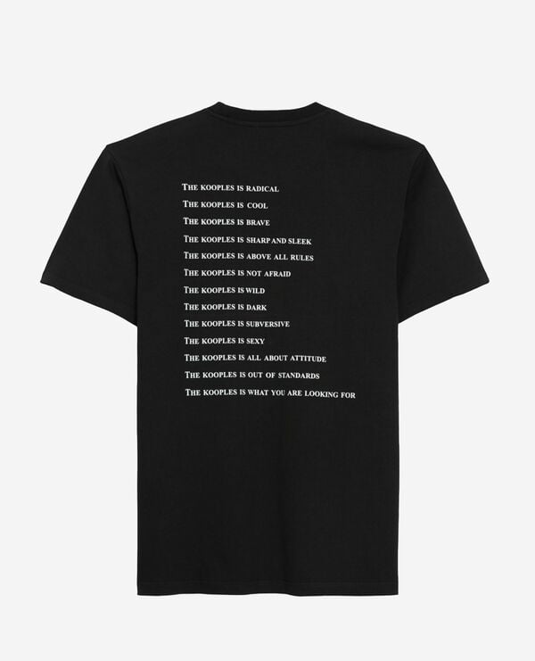 The Kooples FEMME BLACK t-shirt what is noir