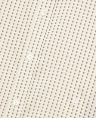 The Kooples MEN WHITE ecru striped shirt