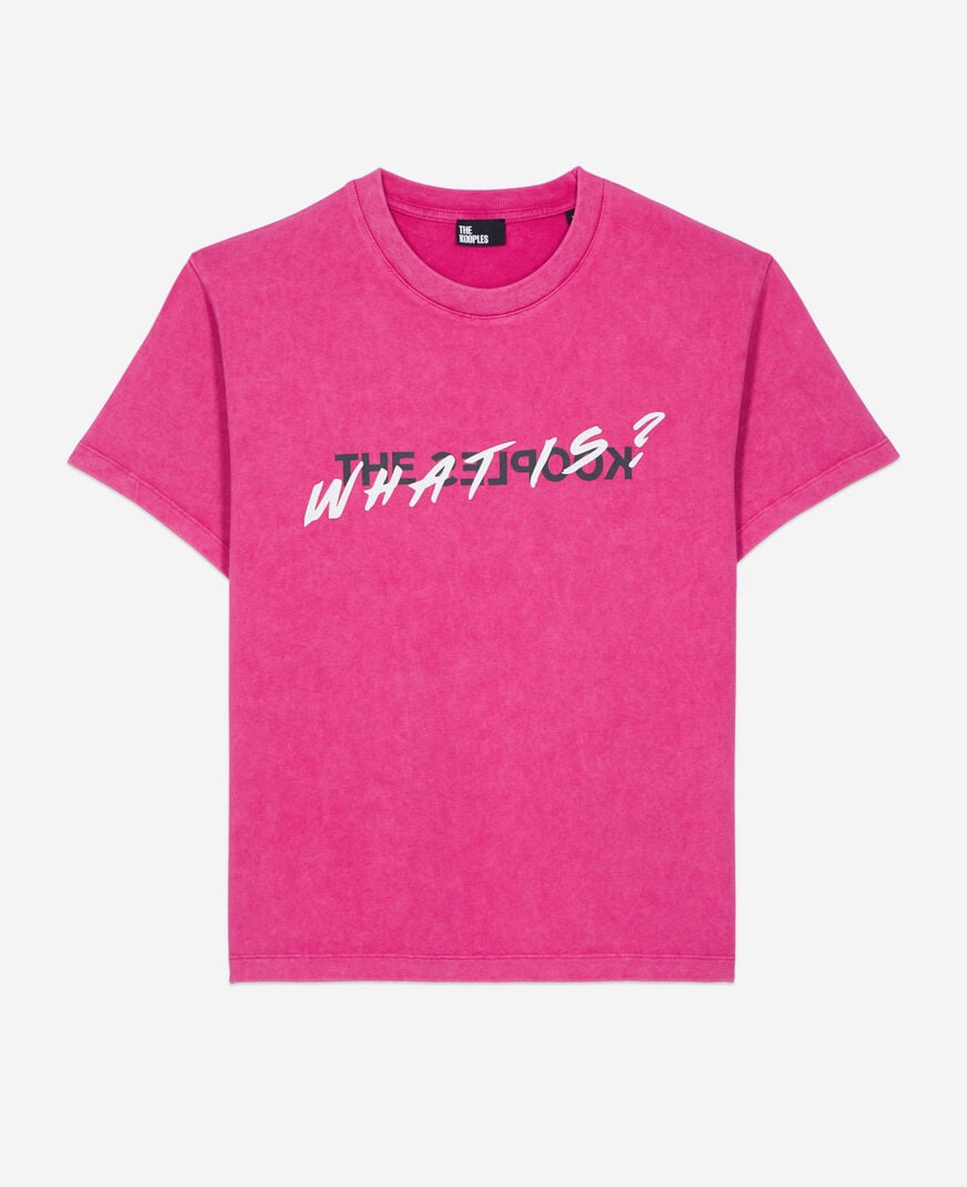 The Kooples WOMEN FUSHIA pink what is t-shirt