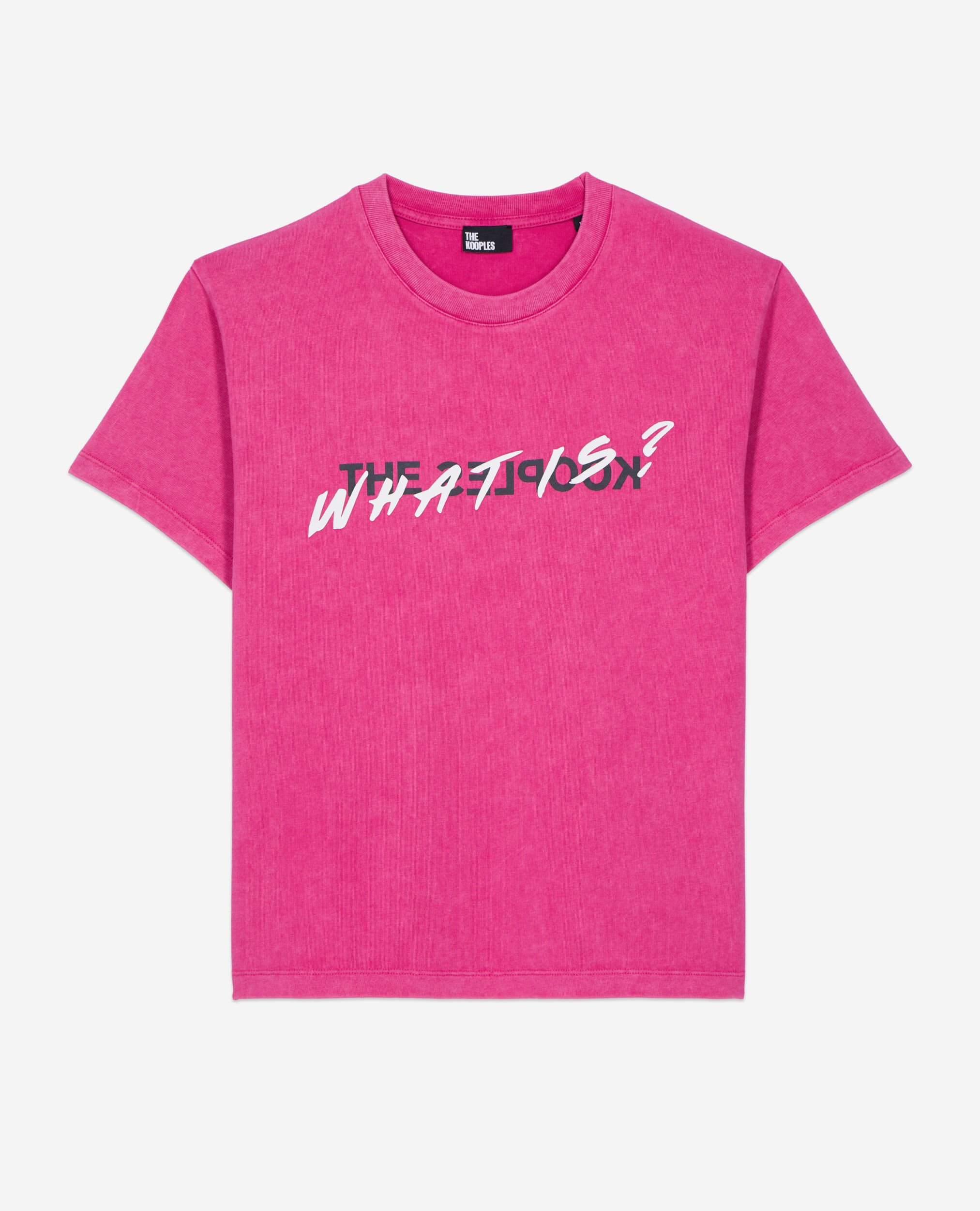 Pink What is t-shirt, FUSHIA, hi-res image number null