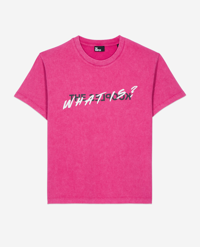 The Kooples FEMME FUSHIA t-shirt what is rose