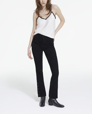 The Kooples FEMME WHITE caraco blanc