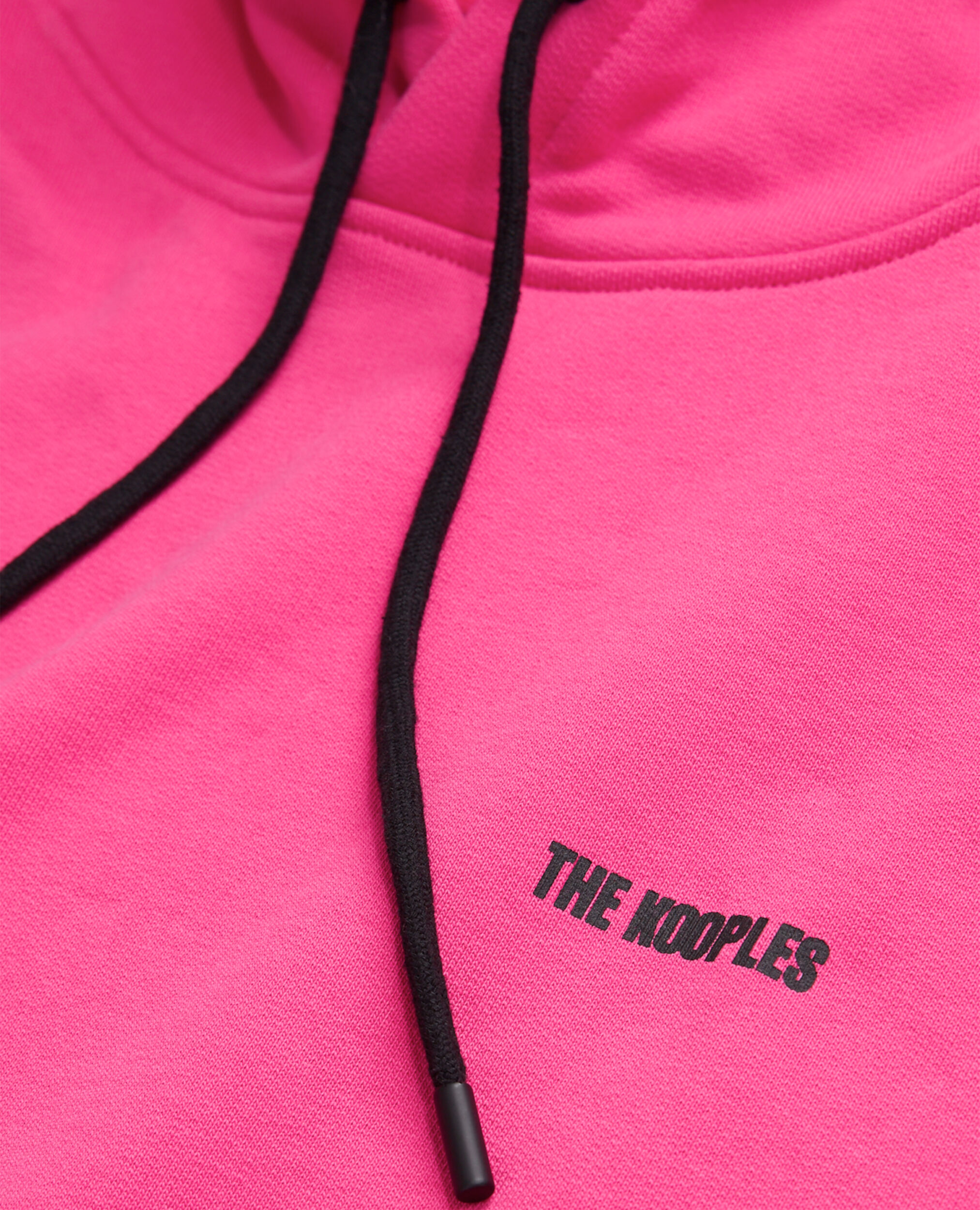 Pink hooded sweatshirt with logo The Kooples