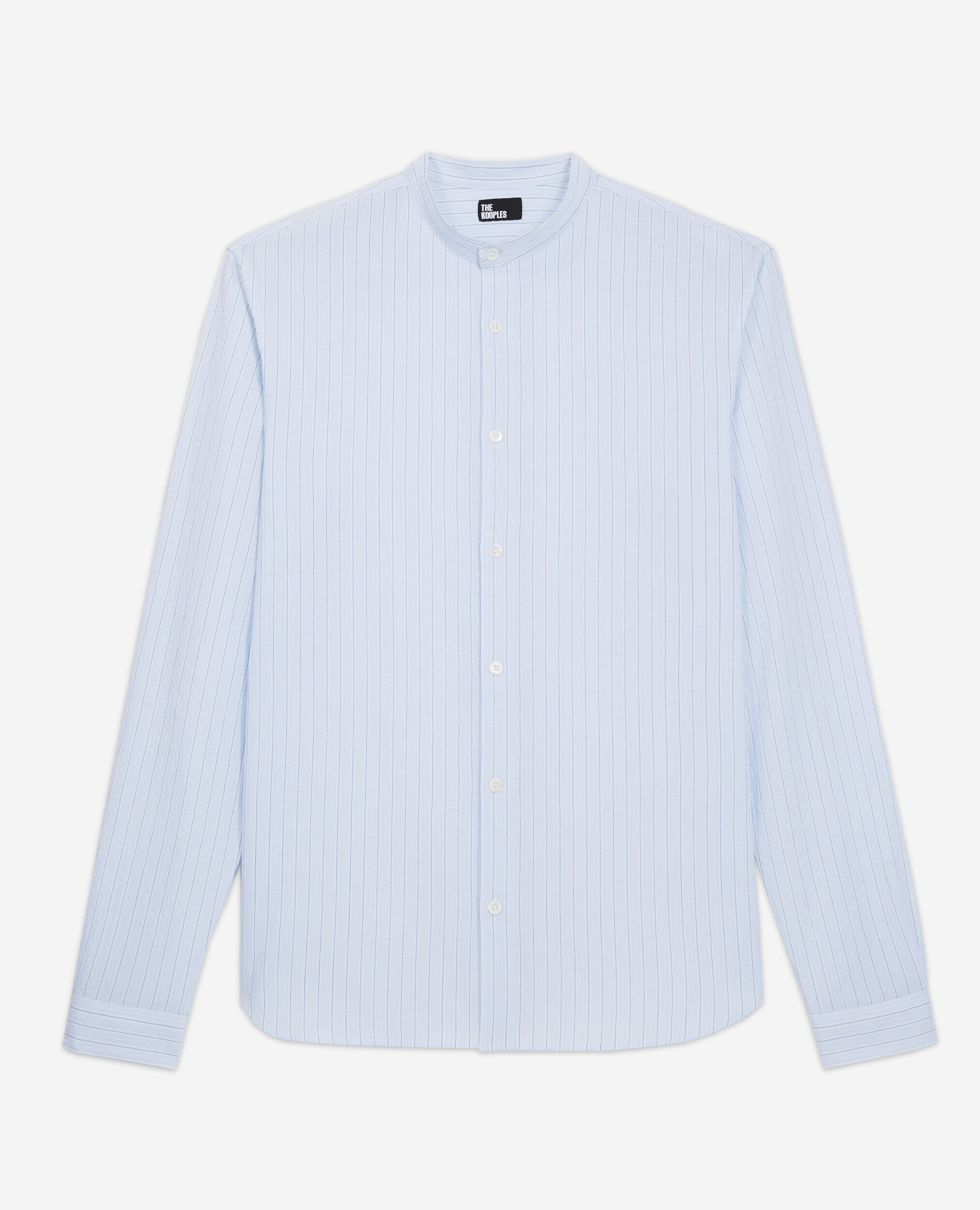 Chemise à rayures, WHITE / SKY BLUE, hi-res image number null
