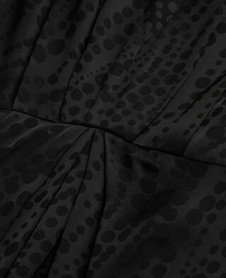 The Kooples WOMEN BLACK long printed dress