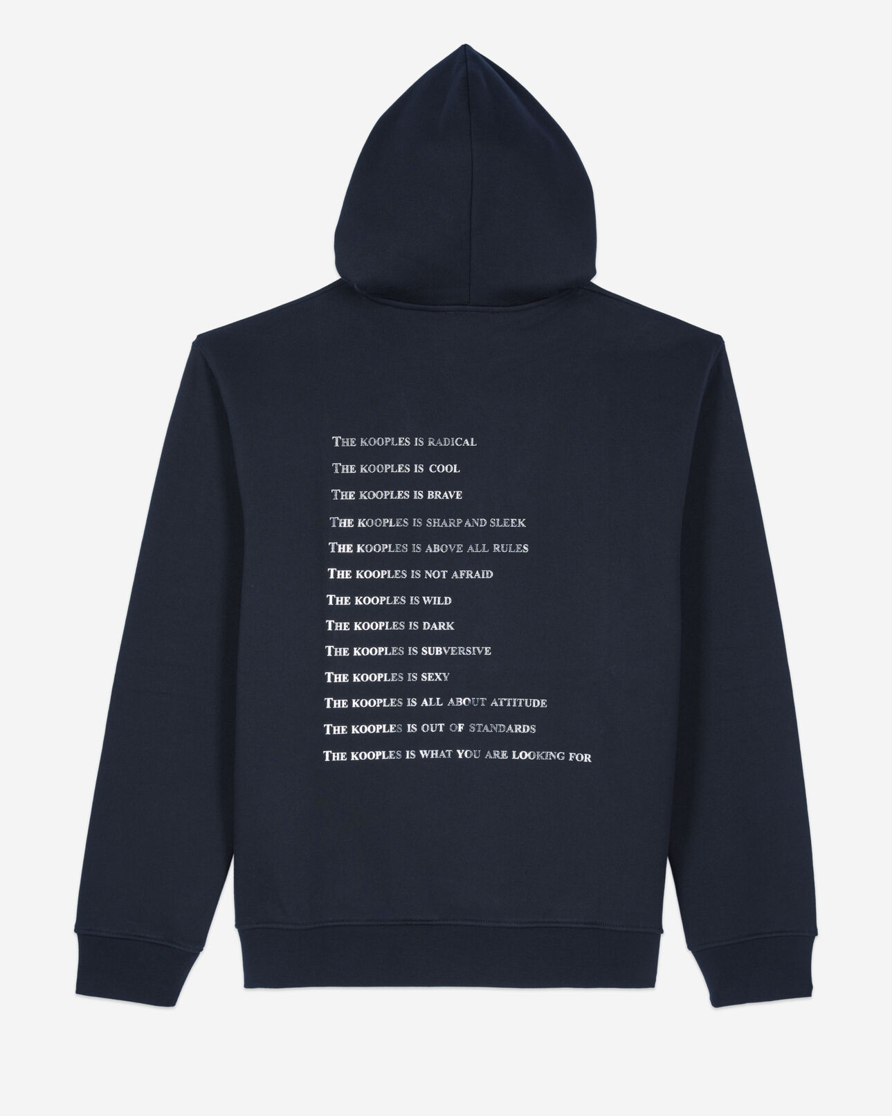 The Kooples HOMBRE BLACK sudadera capucha what is negra