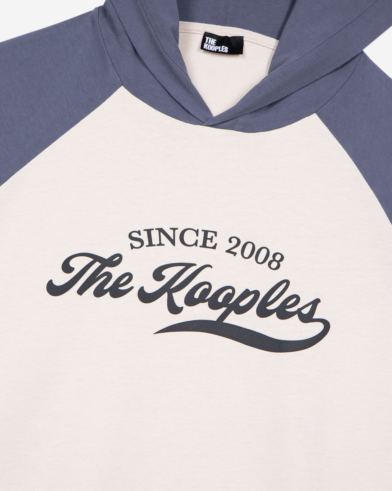 The Kooples MEN BEIGE GREY beige logo long sleeve t-shirt