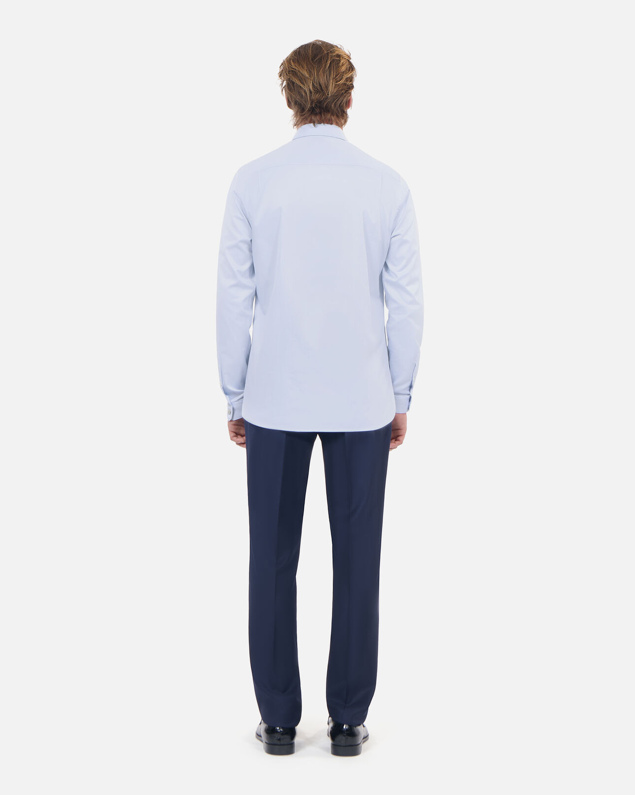 The Kooples HOMBRE LIGHT BLUE camisa azul cielo cuello clásico algodón