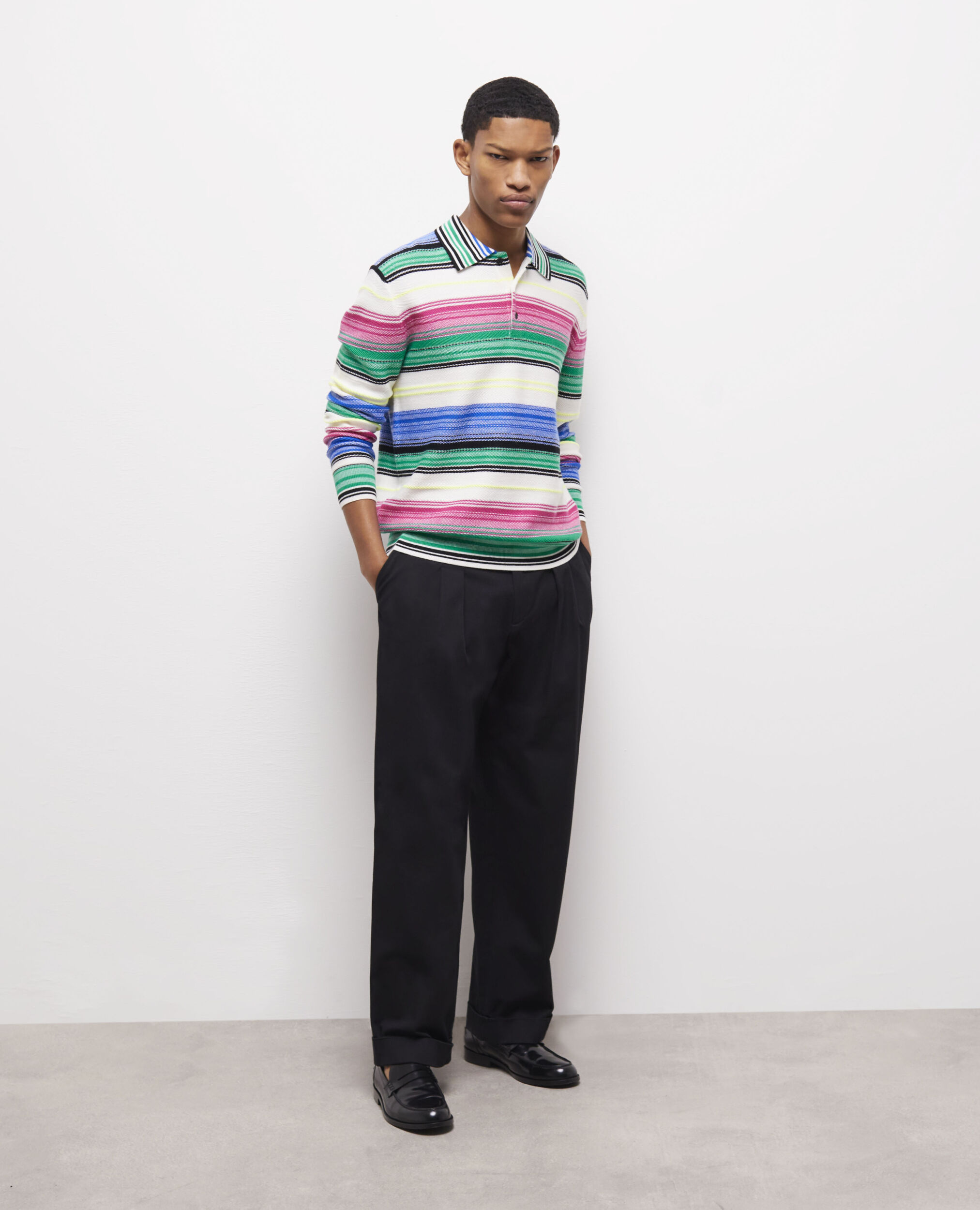 Wool printed sweater, MULTICOLOR, hi-res image number null