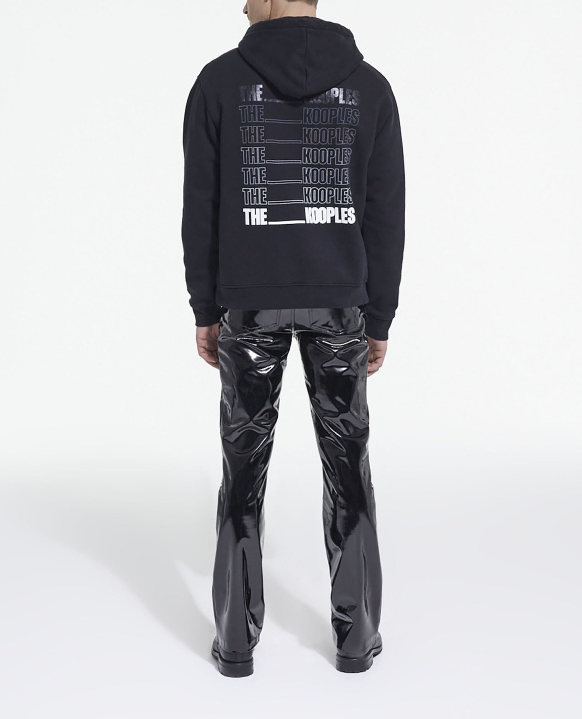 The Kooples black logo sweatshirt, BLACK, hi-res image number null