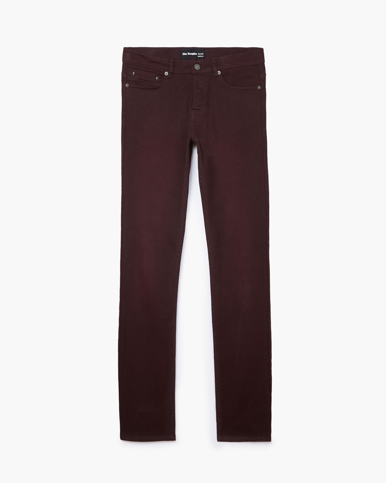 The Kooples HOMME BURGUNDY jean burgundy