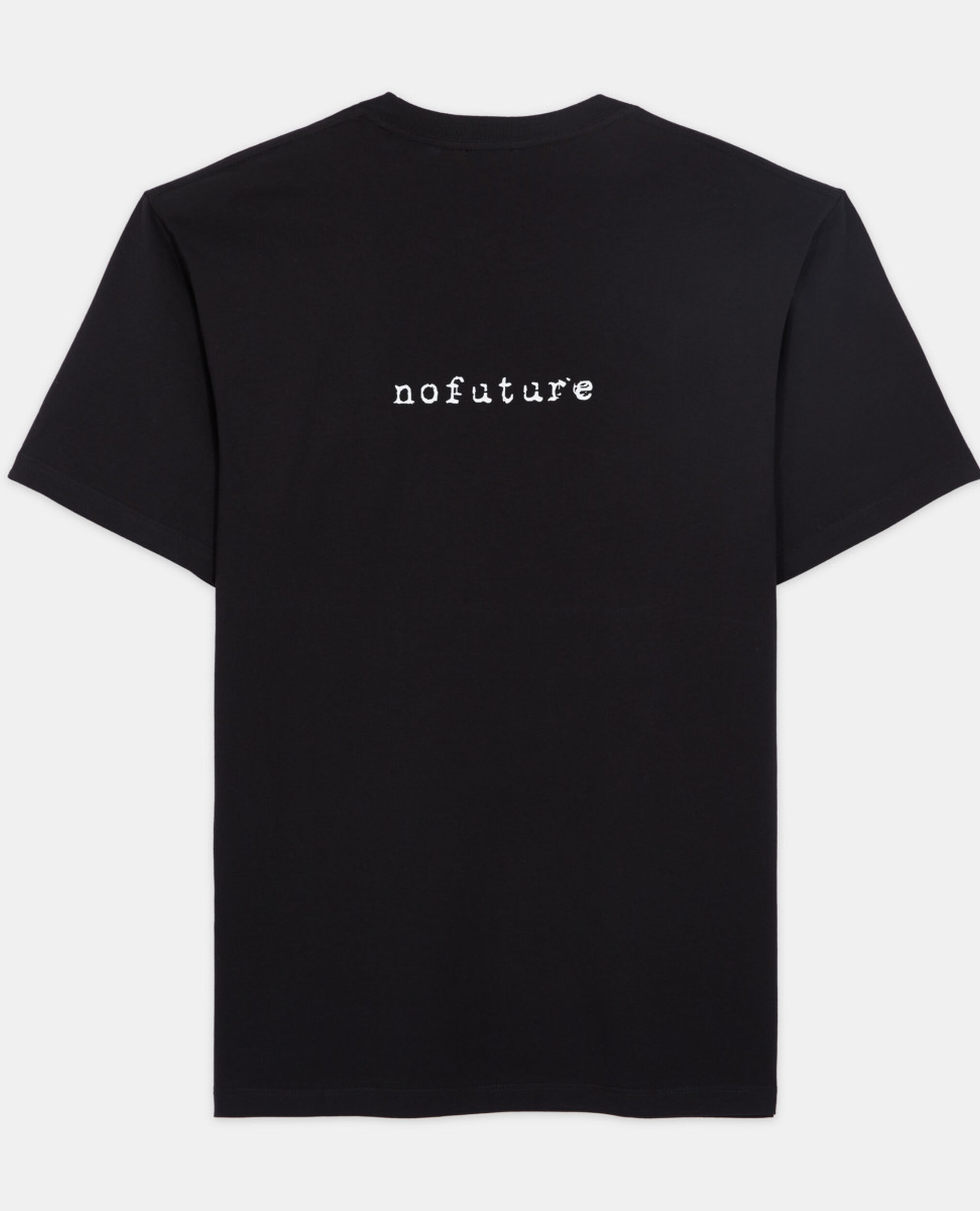 Black #nokooplesnofuture logo T-shirt, BLACK, hi-res image number null