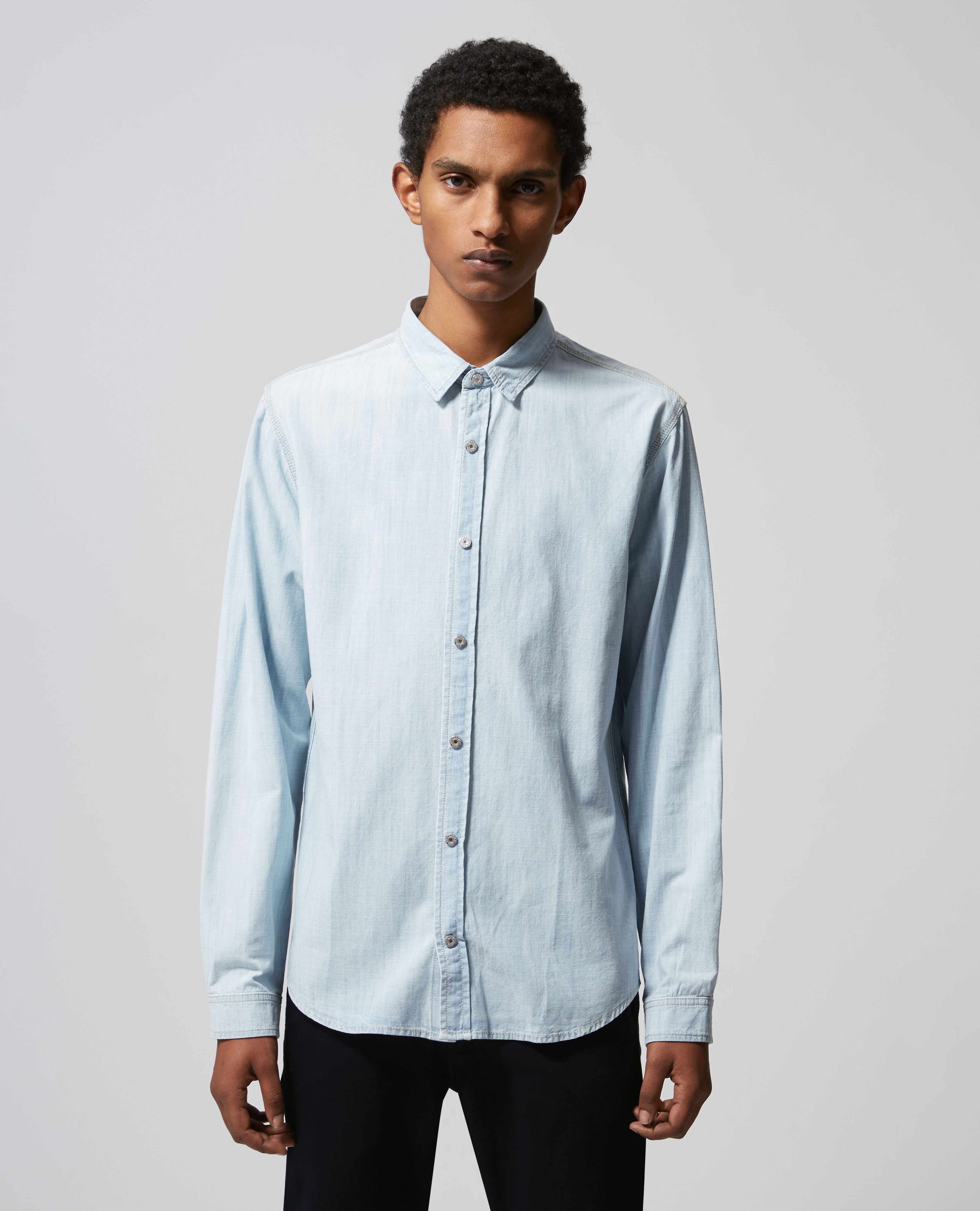 Faded blue shirt sale