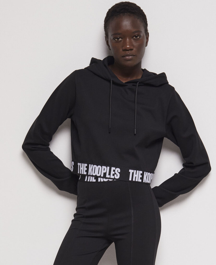 hooded sweatshirt with logo
