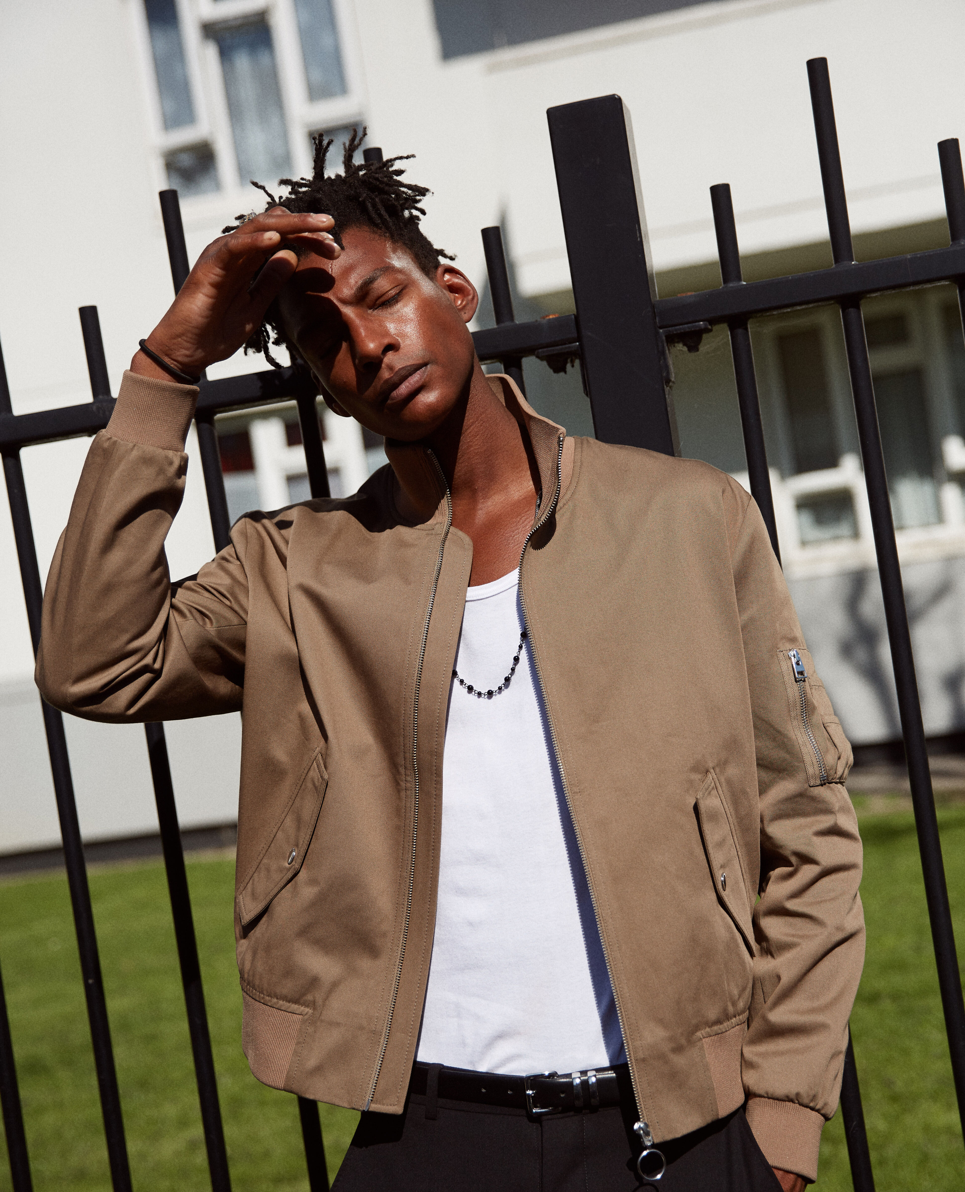 Turtle neck and jacket online