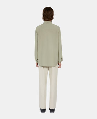 The Kooples HOMBRE KAKI GREY camisa verde claro