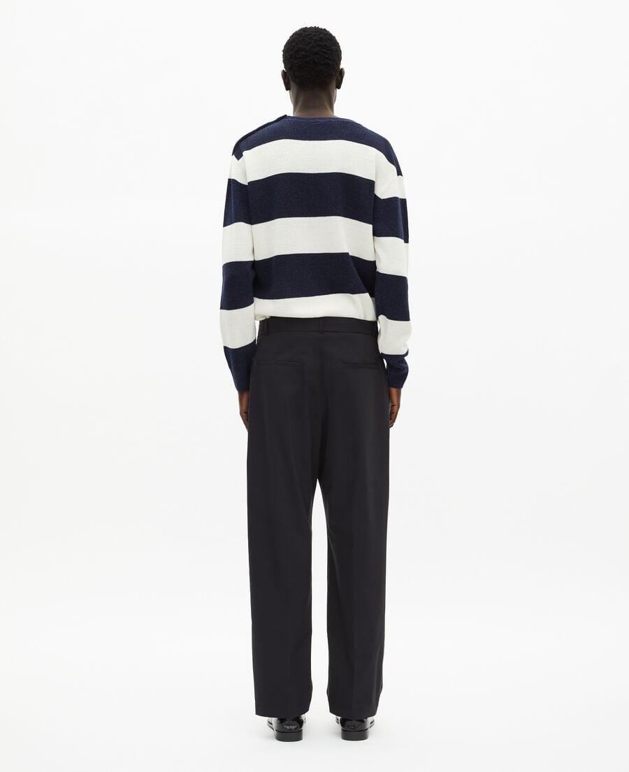 The Kooples MEN BLACK black pegged pants