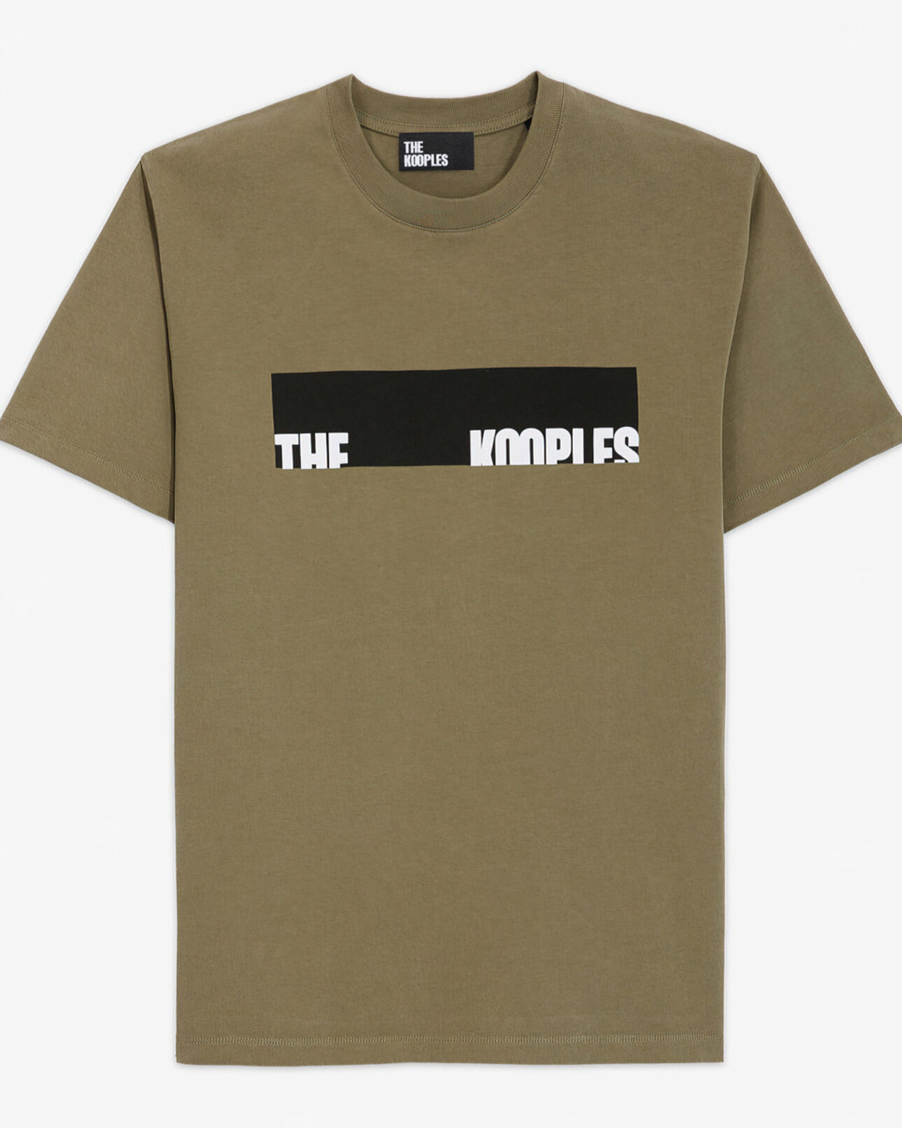 The Kooples MEN OLIVE NIGHT khaki t-shirt