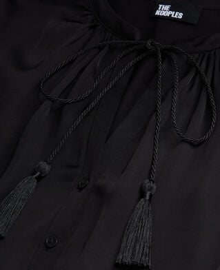 The Kooples FEMME BLACK robe longue noire