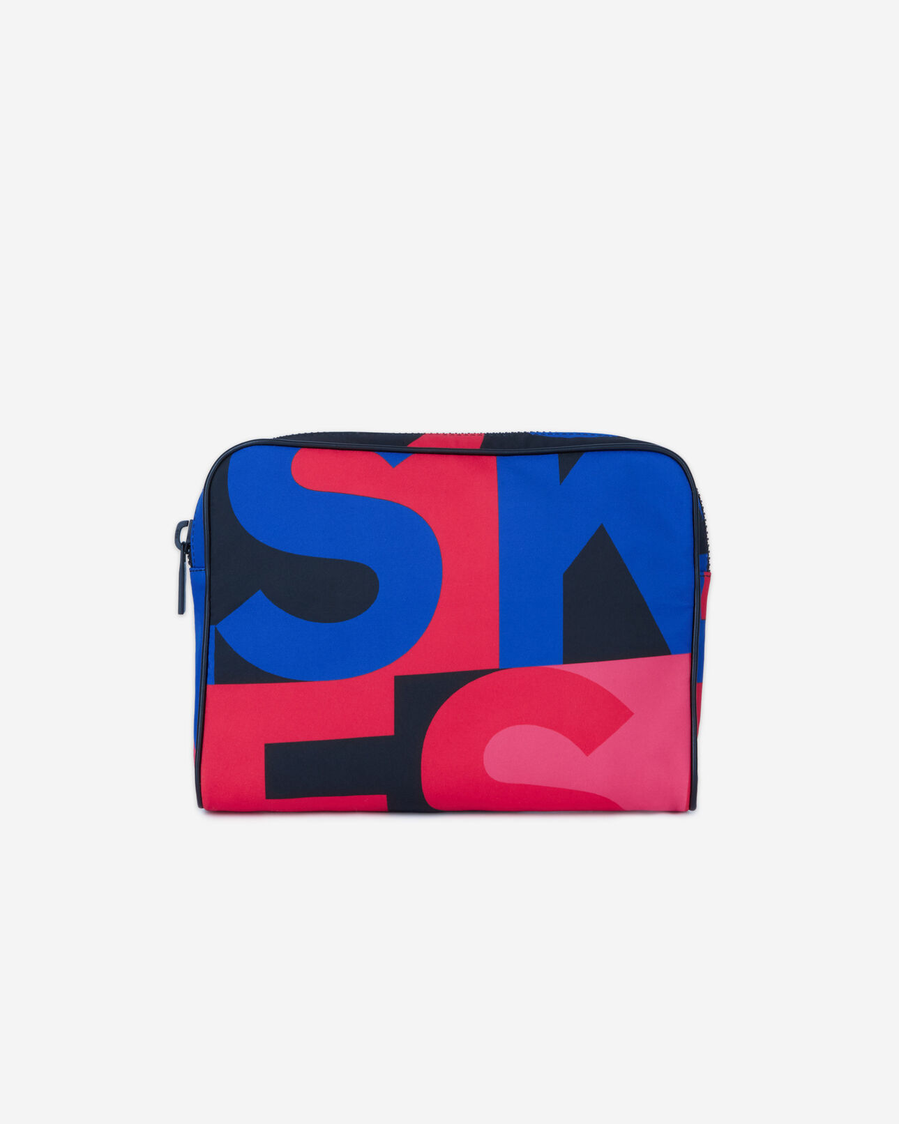 The Kooples MIXED MULTICOLOR multicolored logo clutch