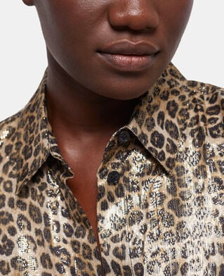 The Kooples FEMME LEOPARD chemise fluide léopard