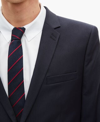 The Kooples H DARK NAVY navy wool slim fit suit jacket