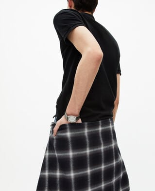 The Kooples HOMME BLACK polo en coton noir